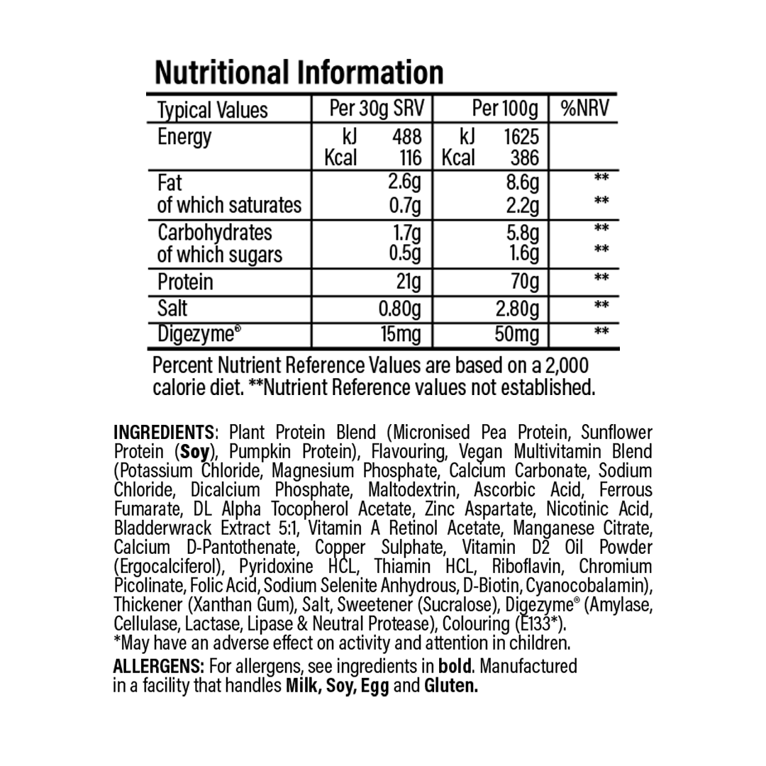 Vegan Protein Travel Sachet - 30g serving