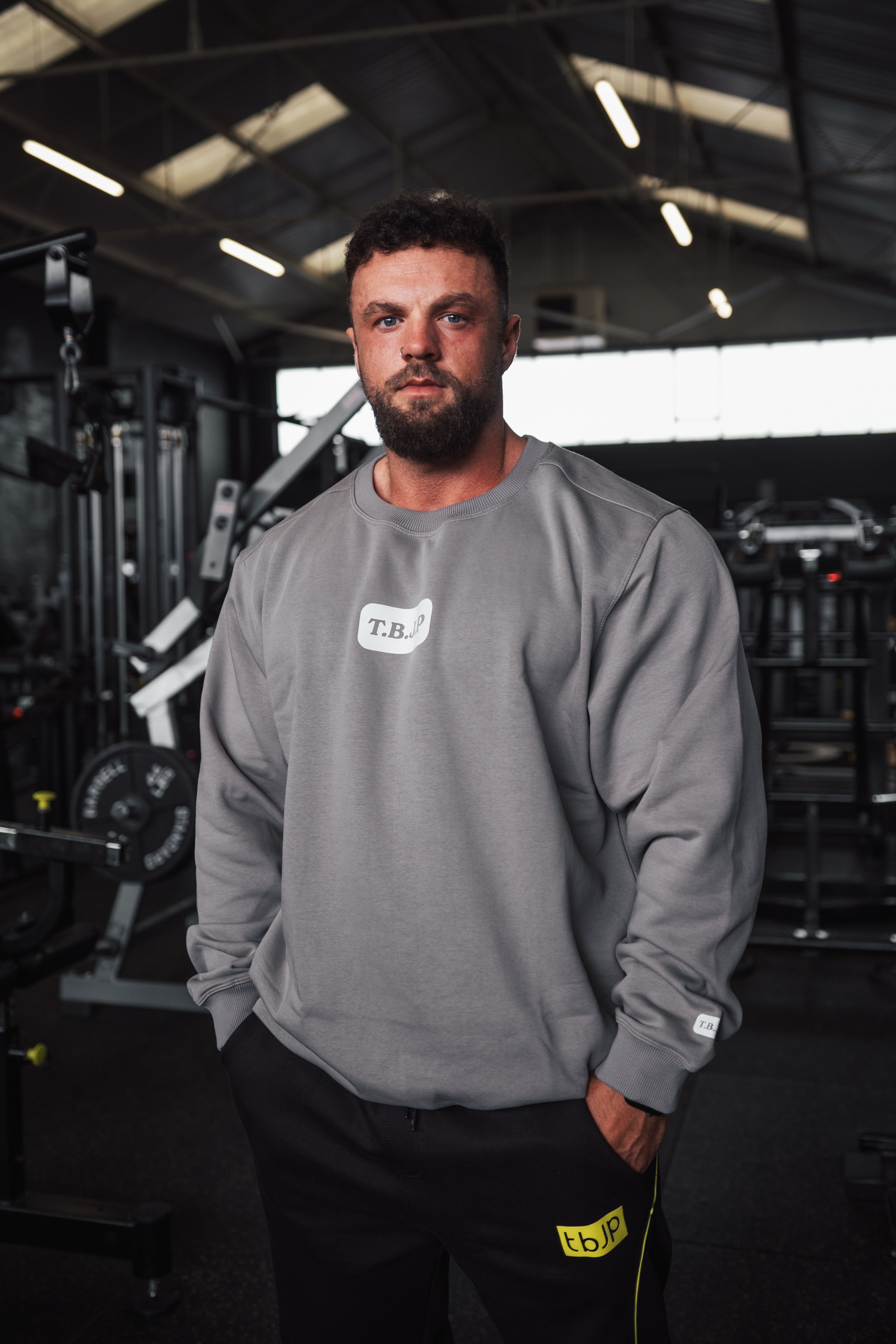 Hard Work Wins Sweater in Grey