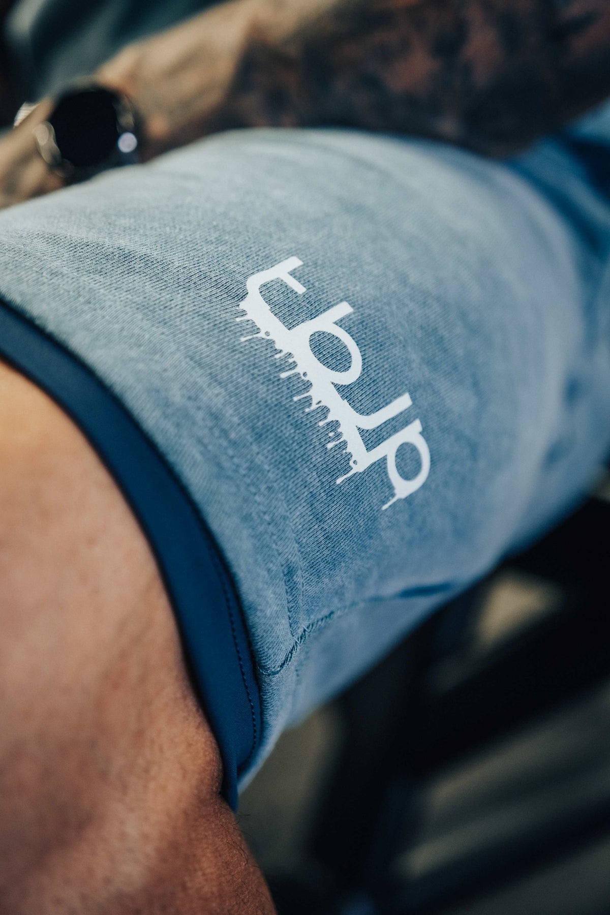 tbJP Drip Logo Shorts with lining