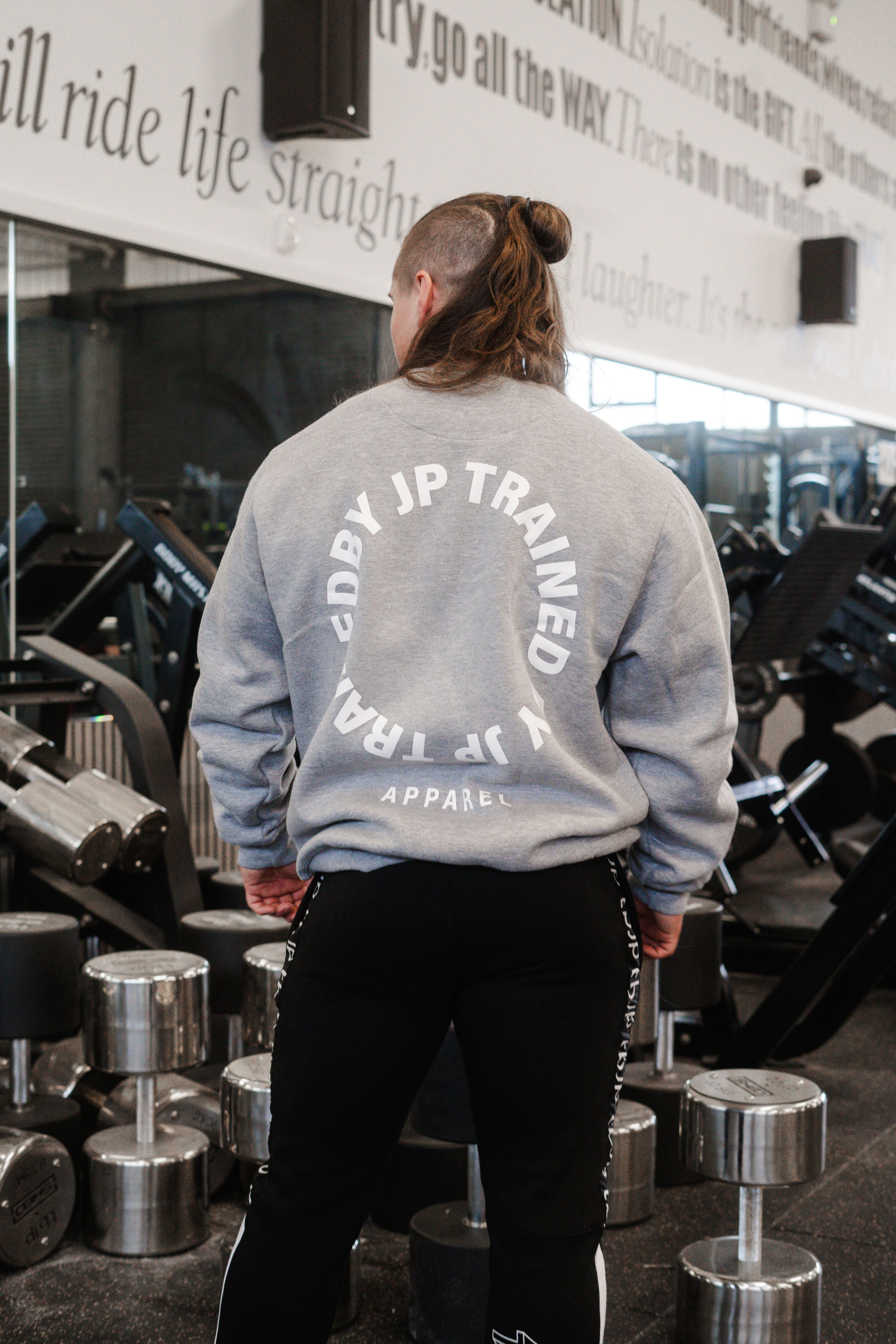 Circle Logo Sweater in Grey