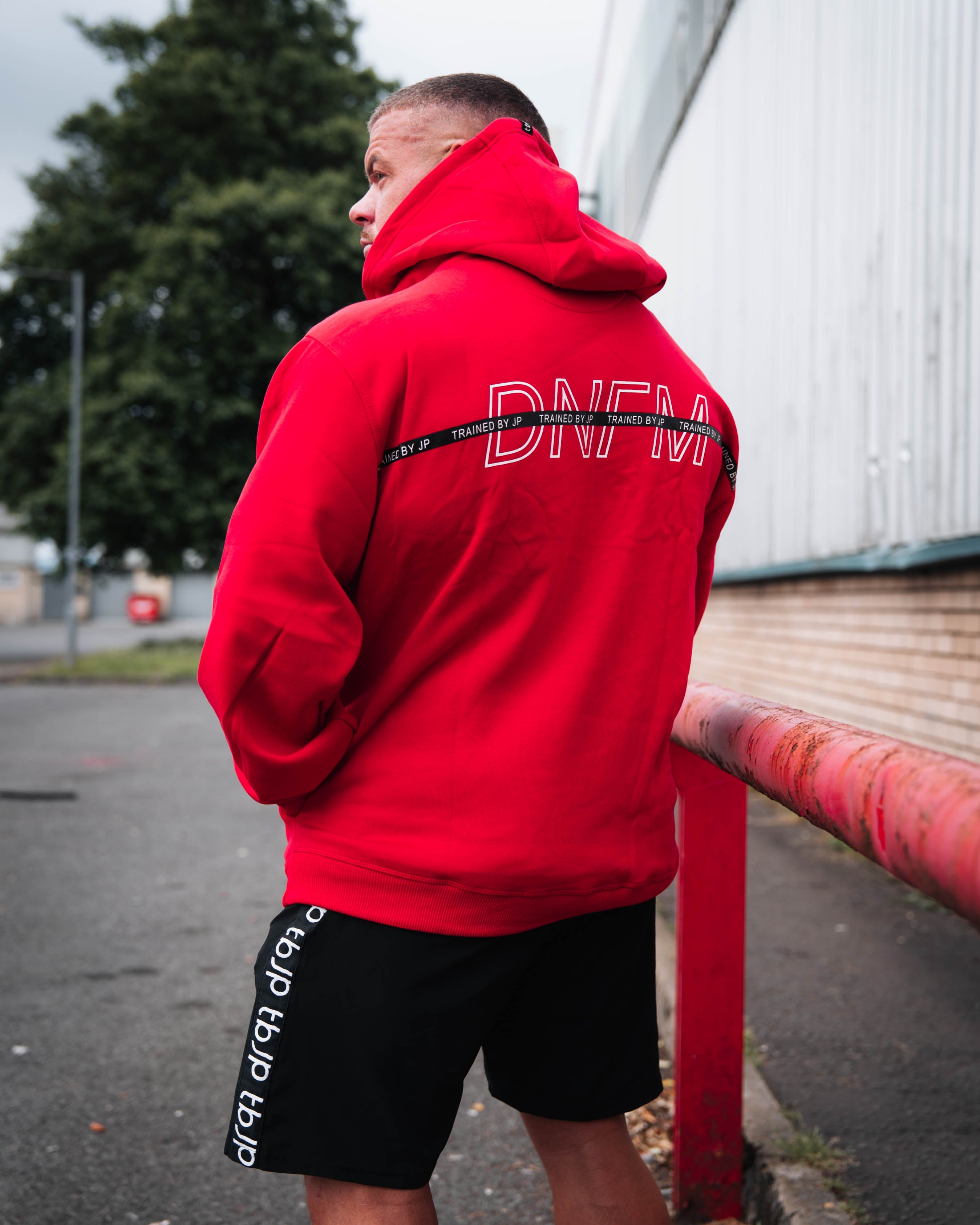 DNFM Hoodie in Red