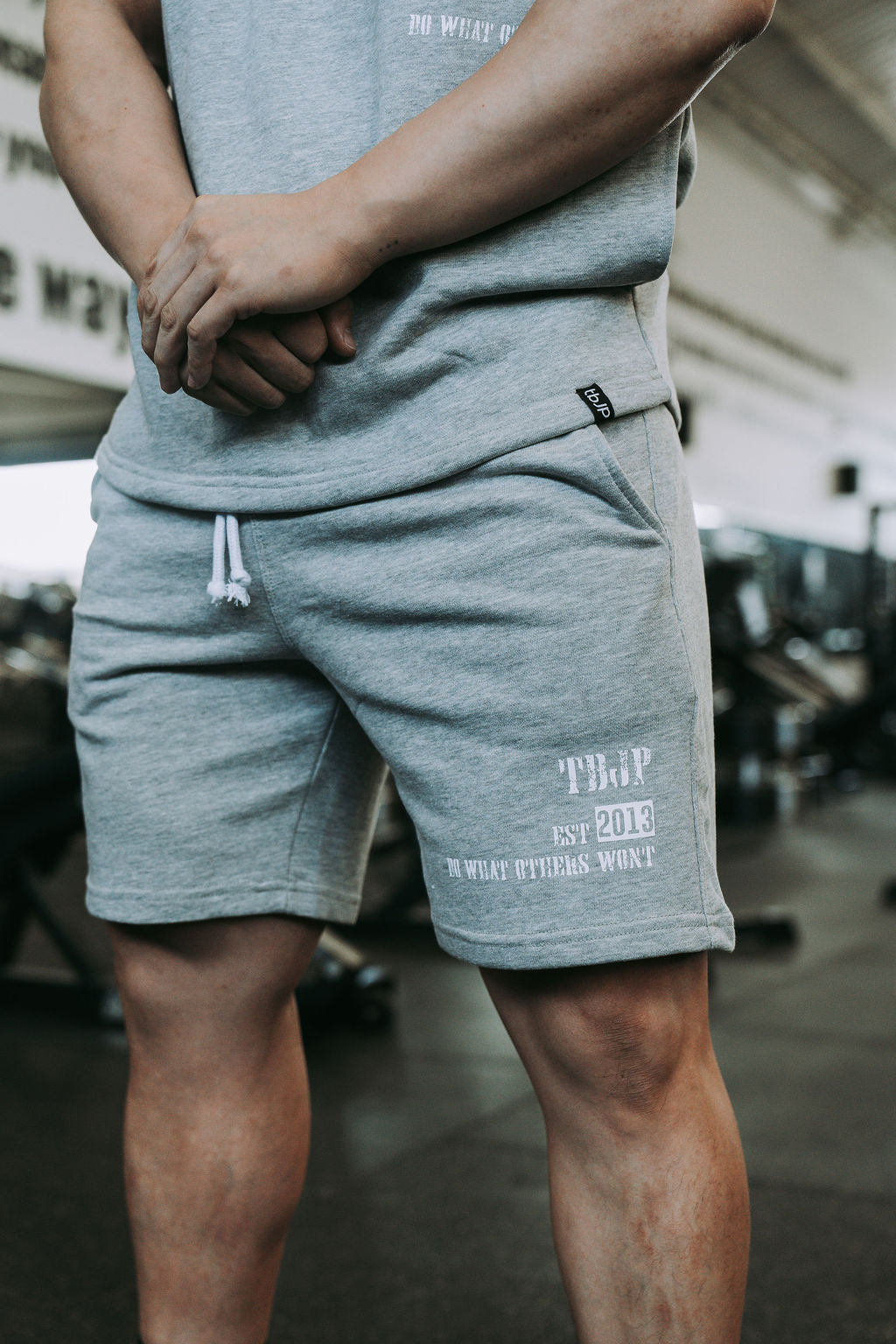 Do What Others Wont Shorts in Grey