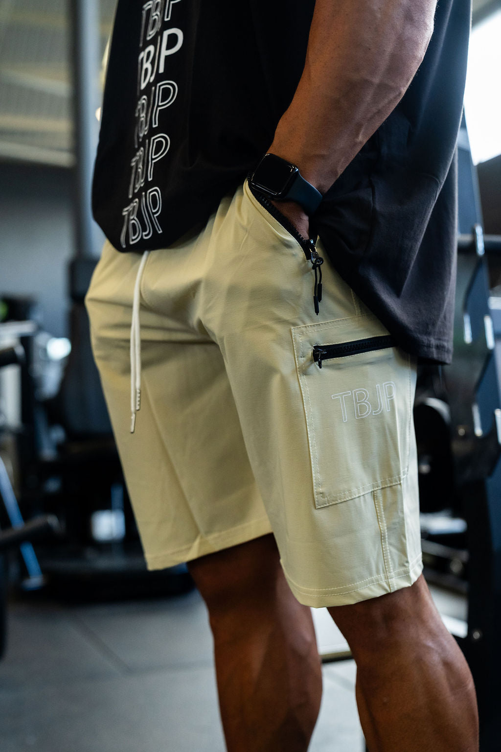 tbJP Cargo Shorts in Cream