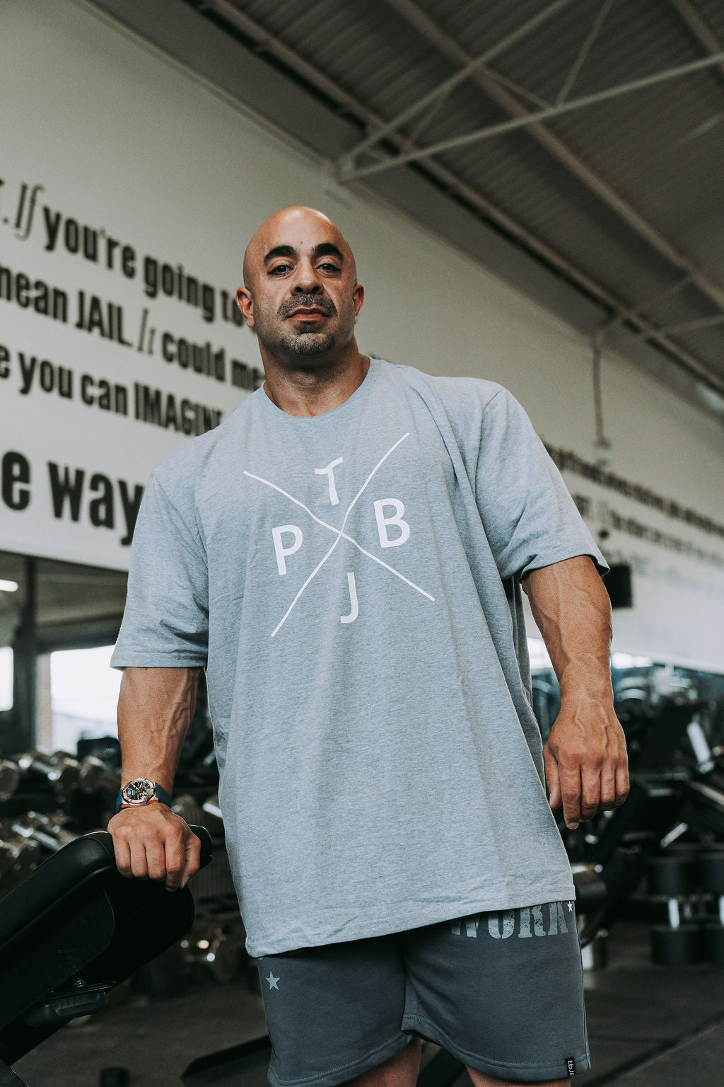 X Graphic Tshirt in Grey