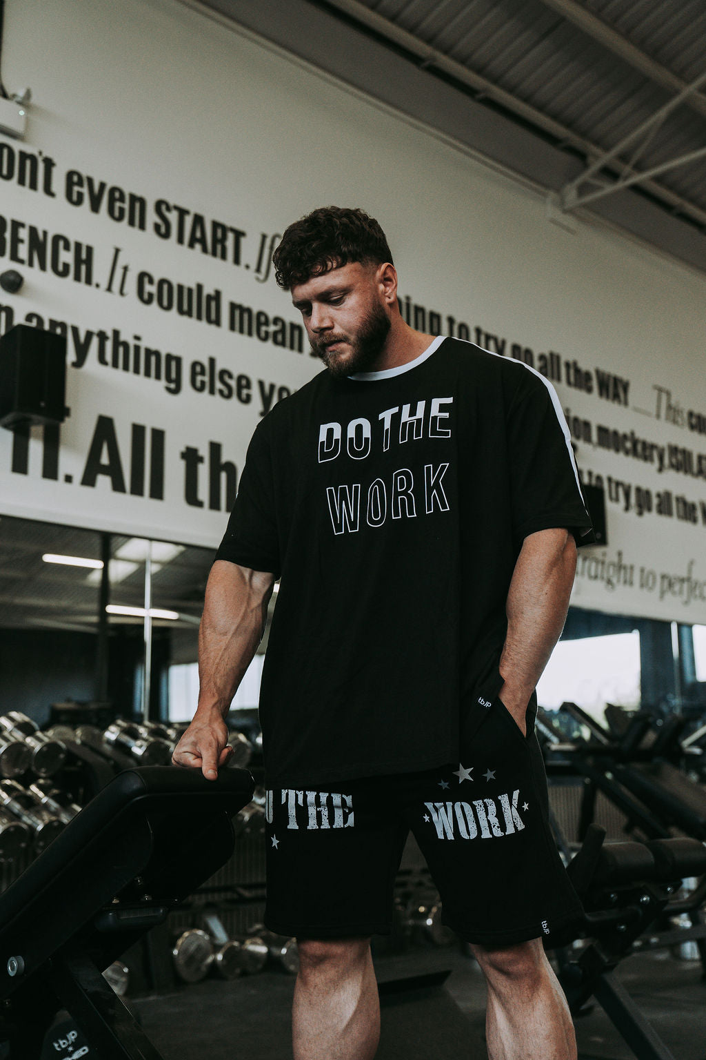 Do The Work Tshirt in Black