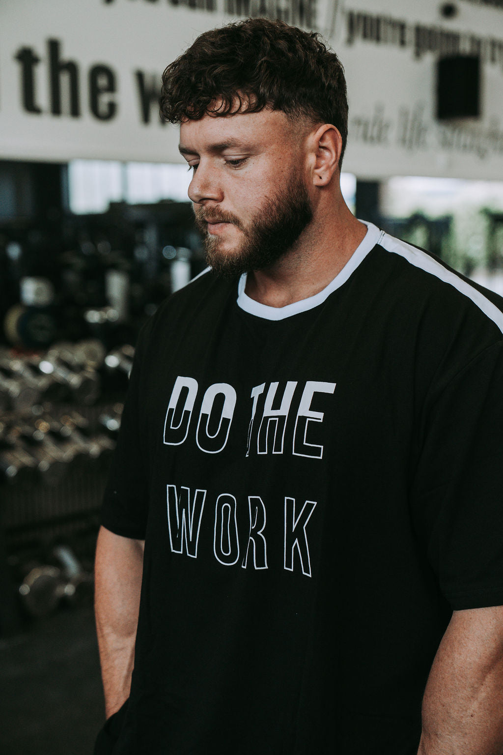 Do The Work Tshirt in Black