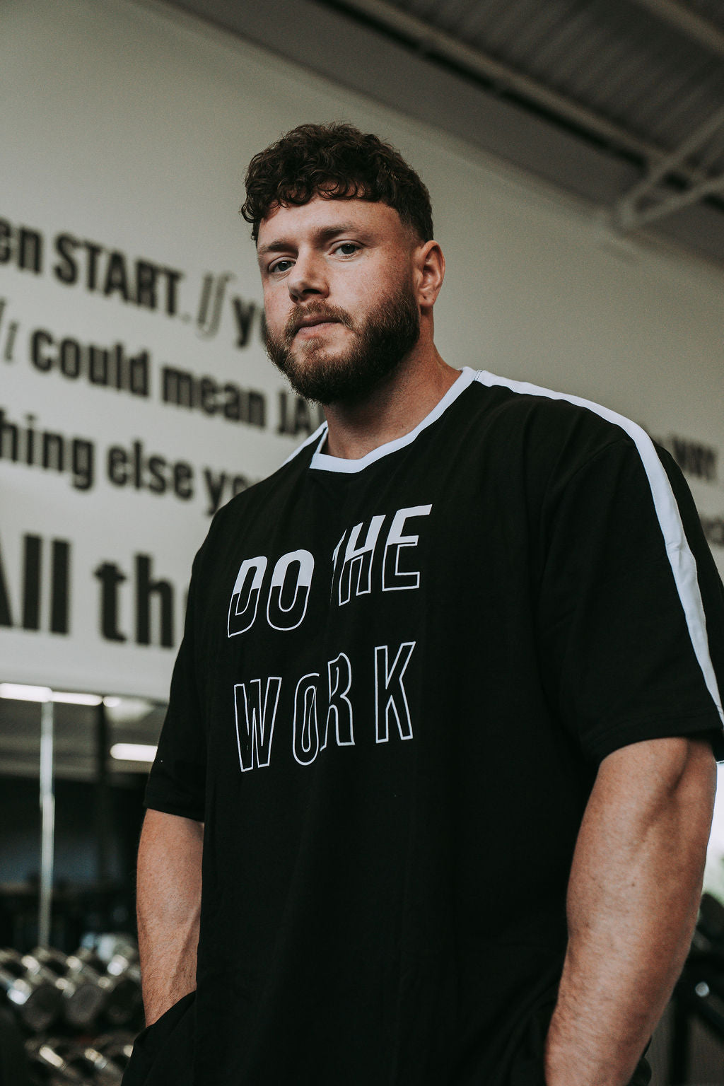 Do The Work Tshirt in Black