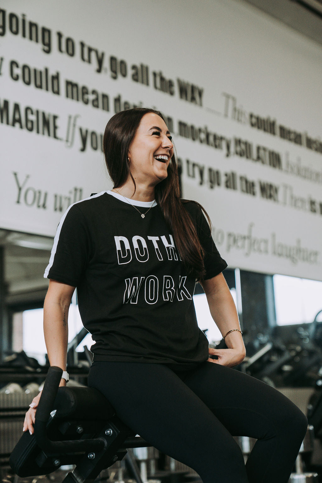 Do The Work Tshirt in Black