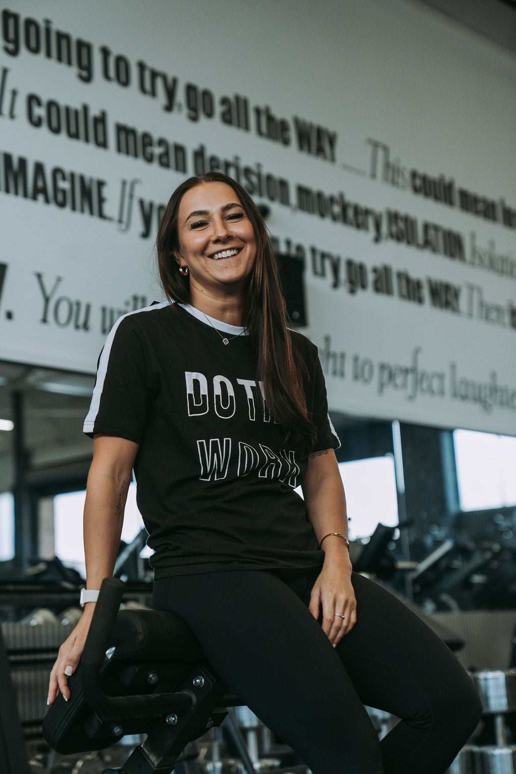 Do The Work Tshirt in Black