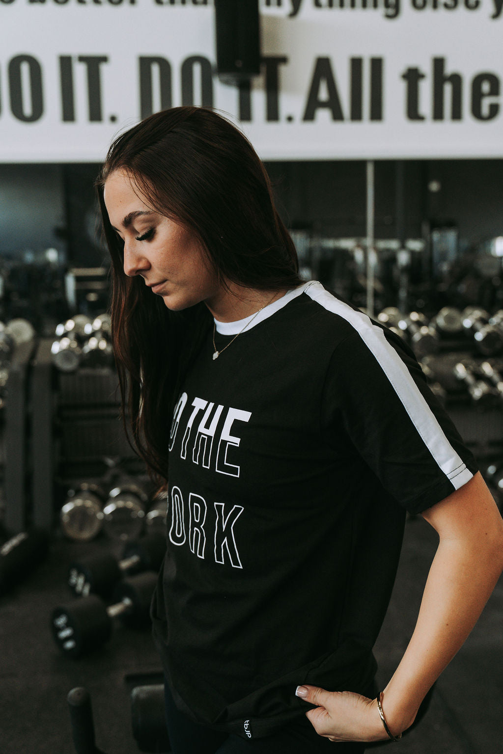 Do The Work Tshirt in Black