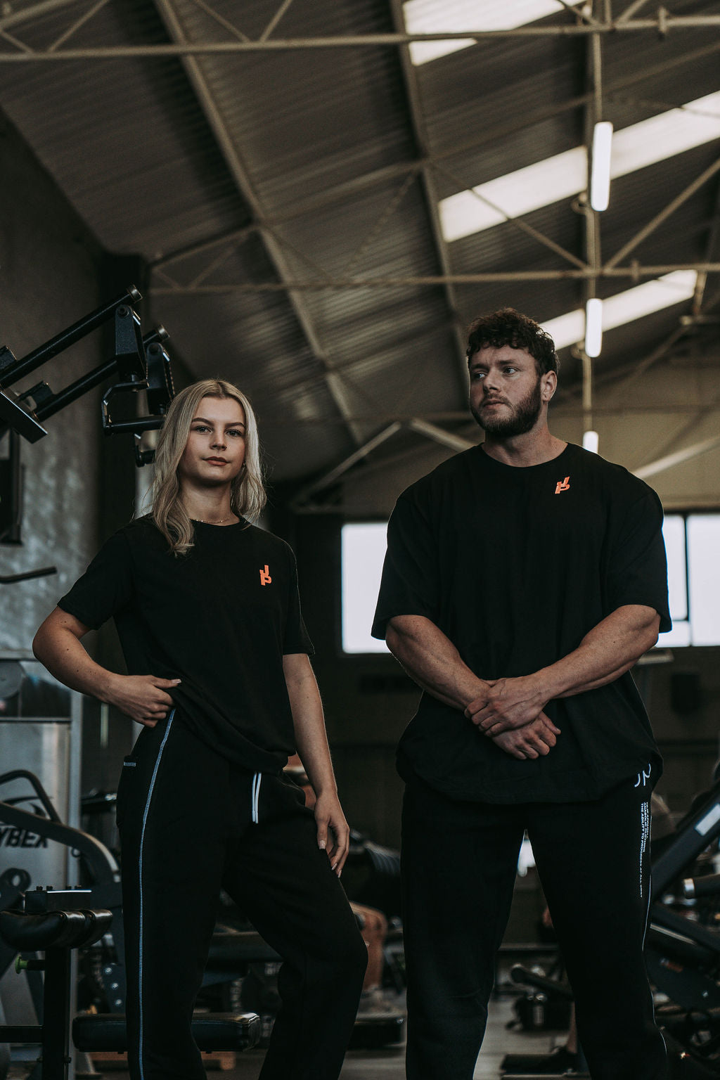 Simple tbJP Black Tee with Red detail