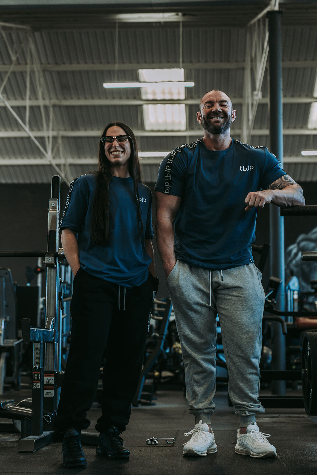 Side Stripe Tshirt in Blue