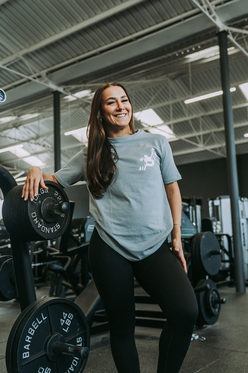 Floral Design Tshirt in Pastel Blue