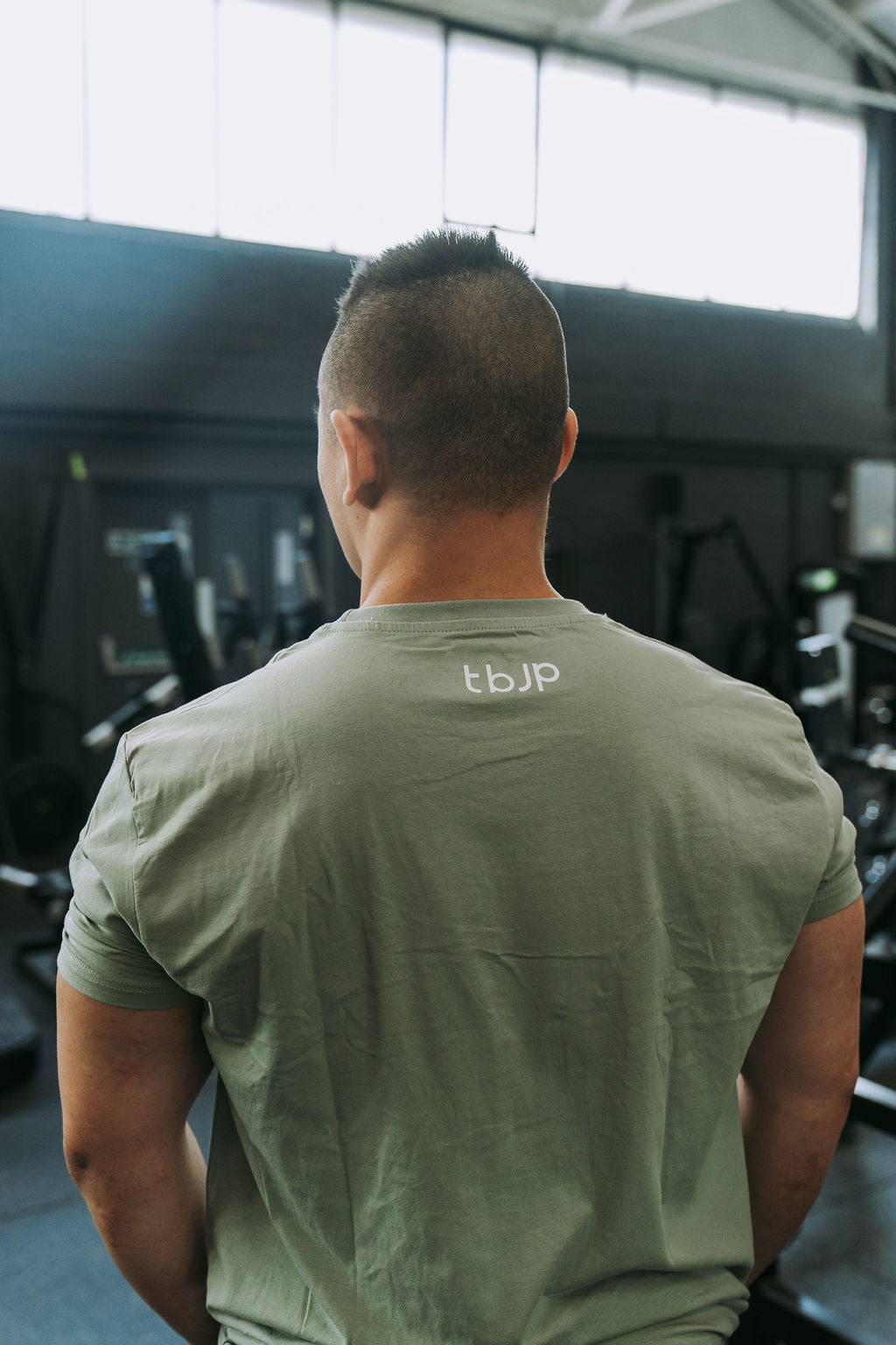 X Graphic Tshirt in Sage Green