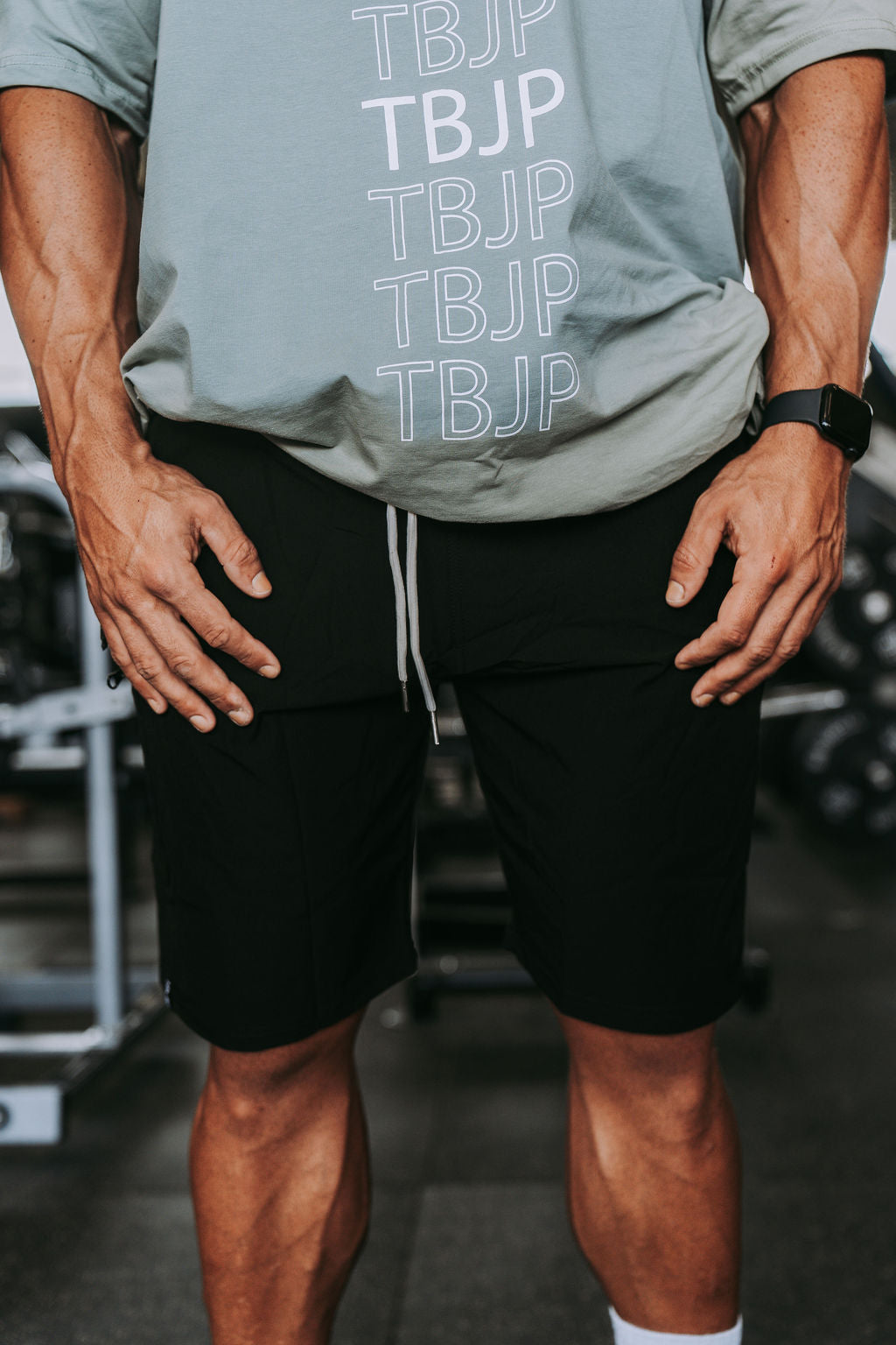 tbJP Cargo Shorts in Black