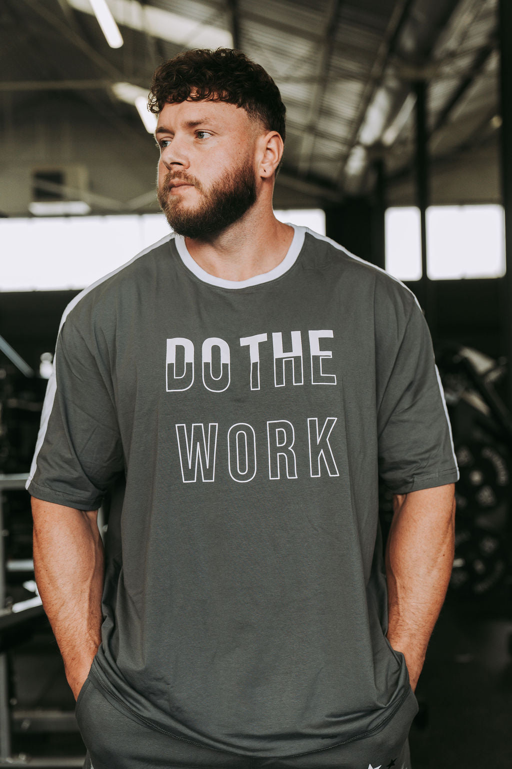 Do The Work Tshirt in Cream