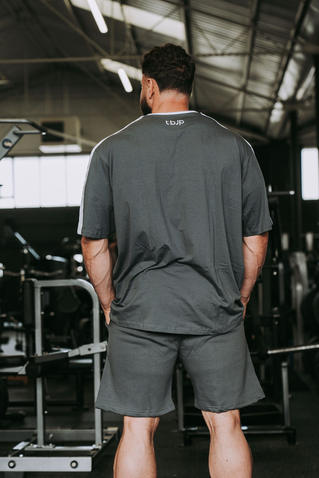 Do The Work Shorts in Grey