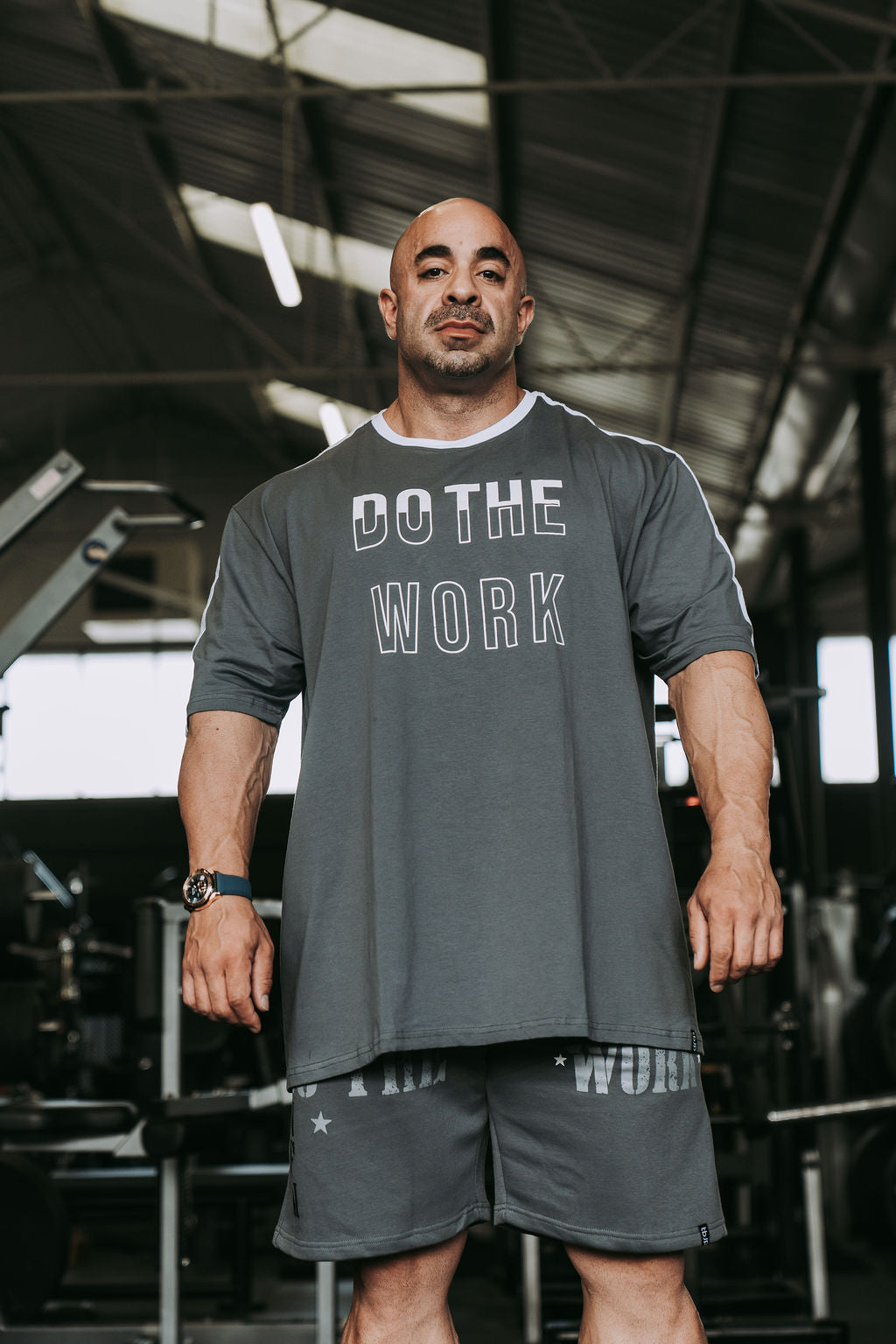 Do The Work Tshirt in Smokey Blue