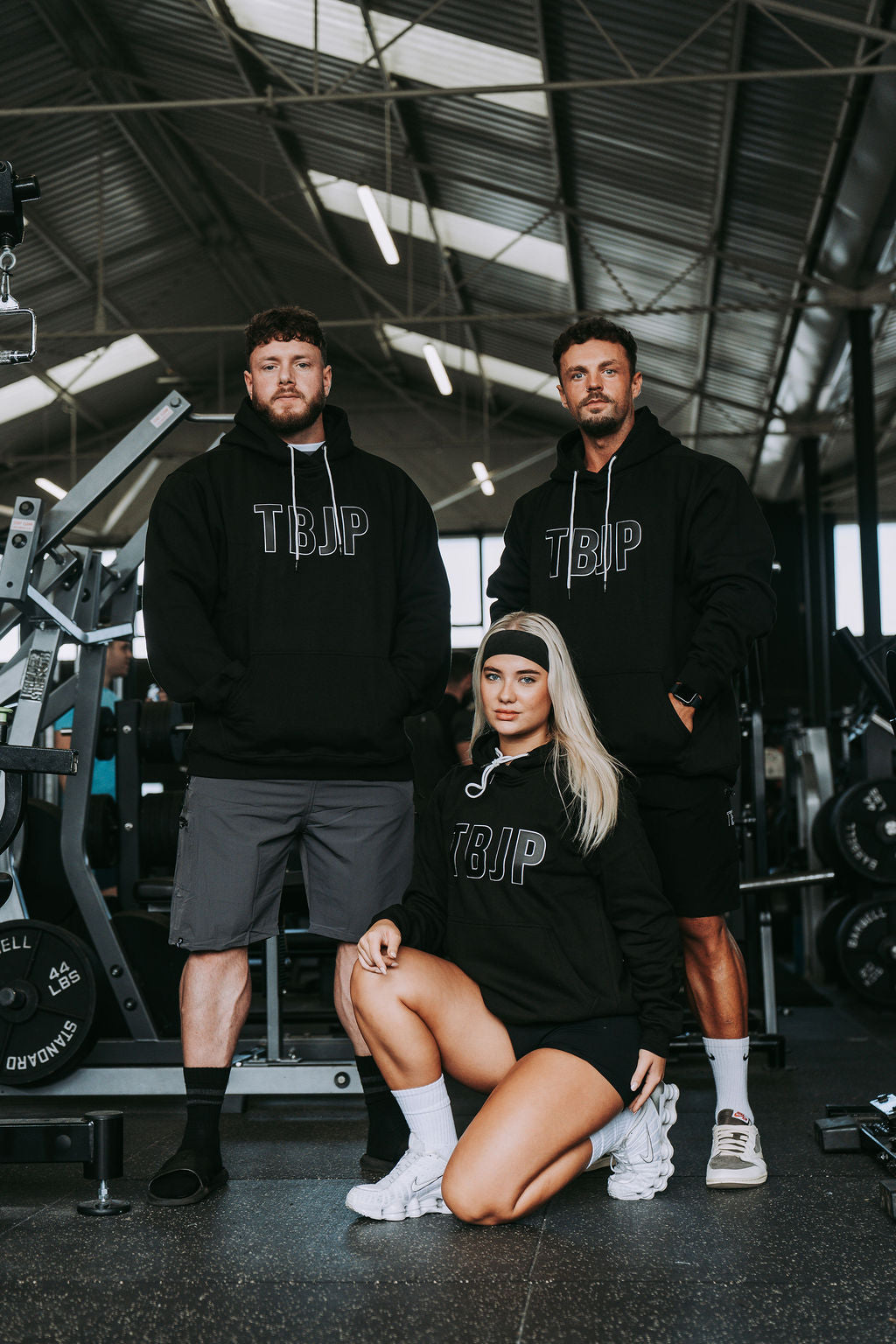 X Graphic Hoodie in Black