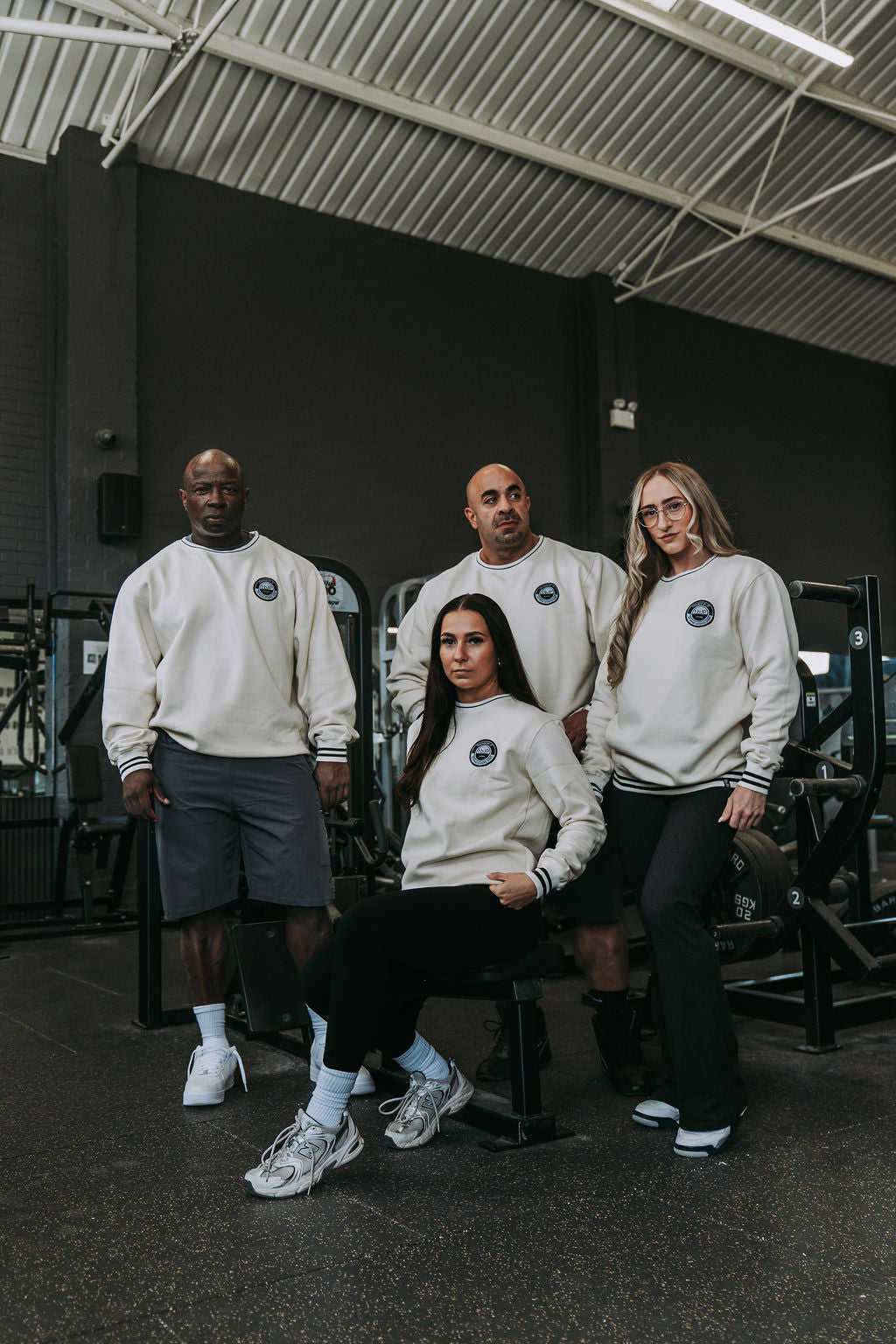 Varsity Sweater in Cream