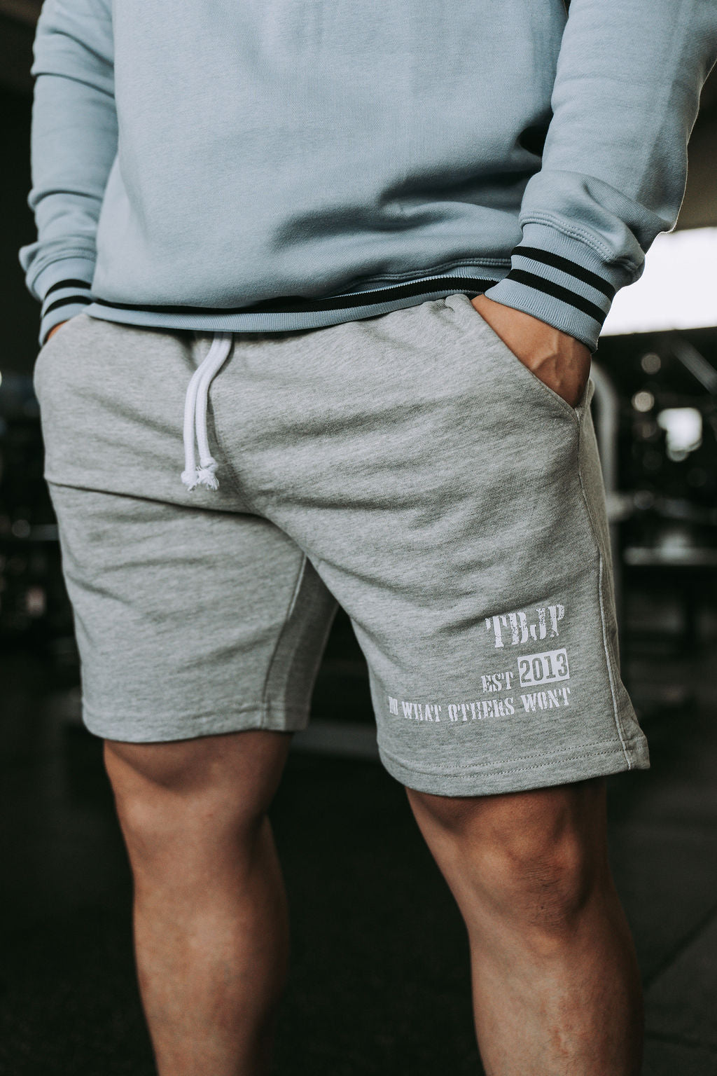 Do What Others Wont Shorts in Grey