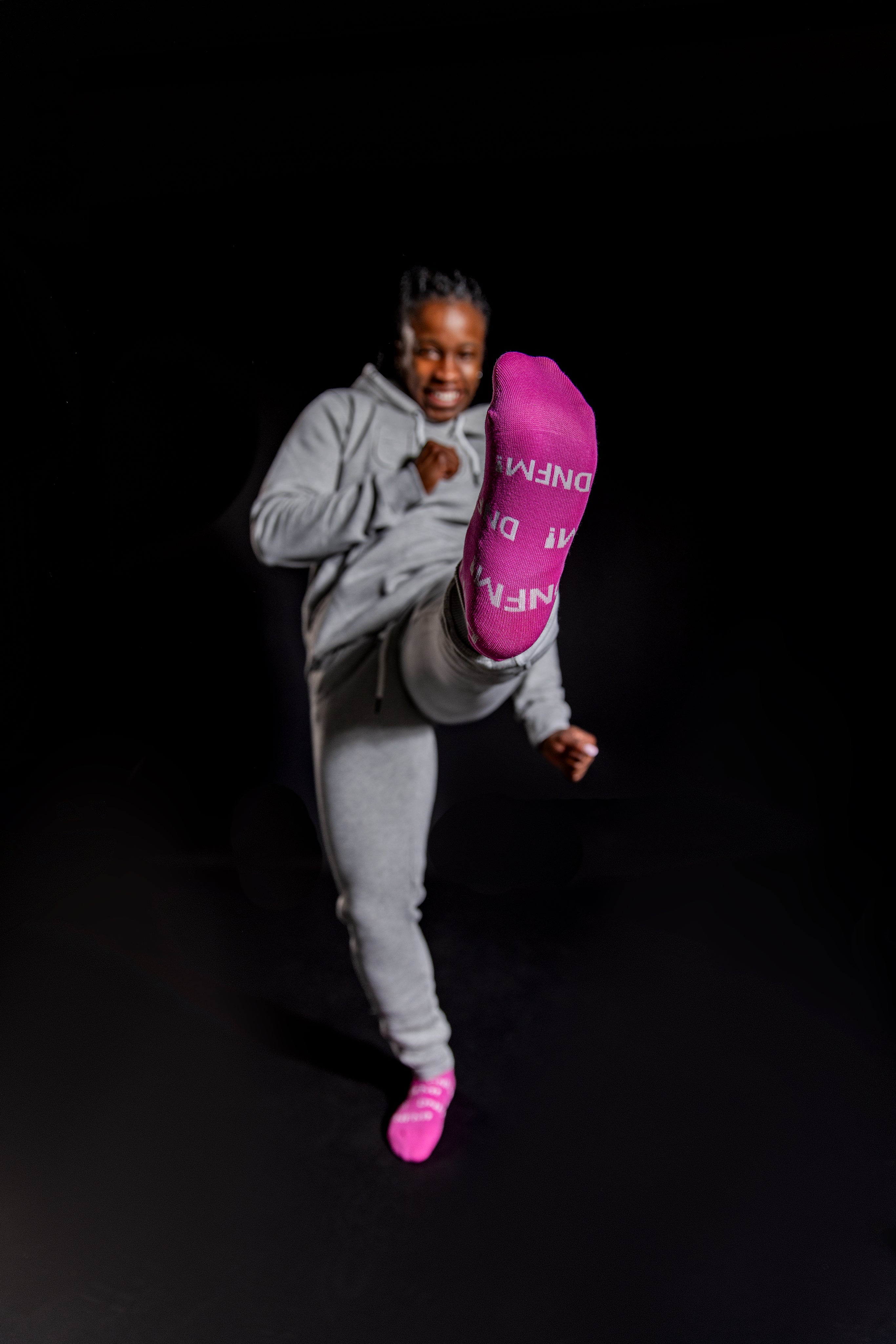 DNFM Socks in Hot Pink