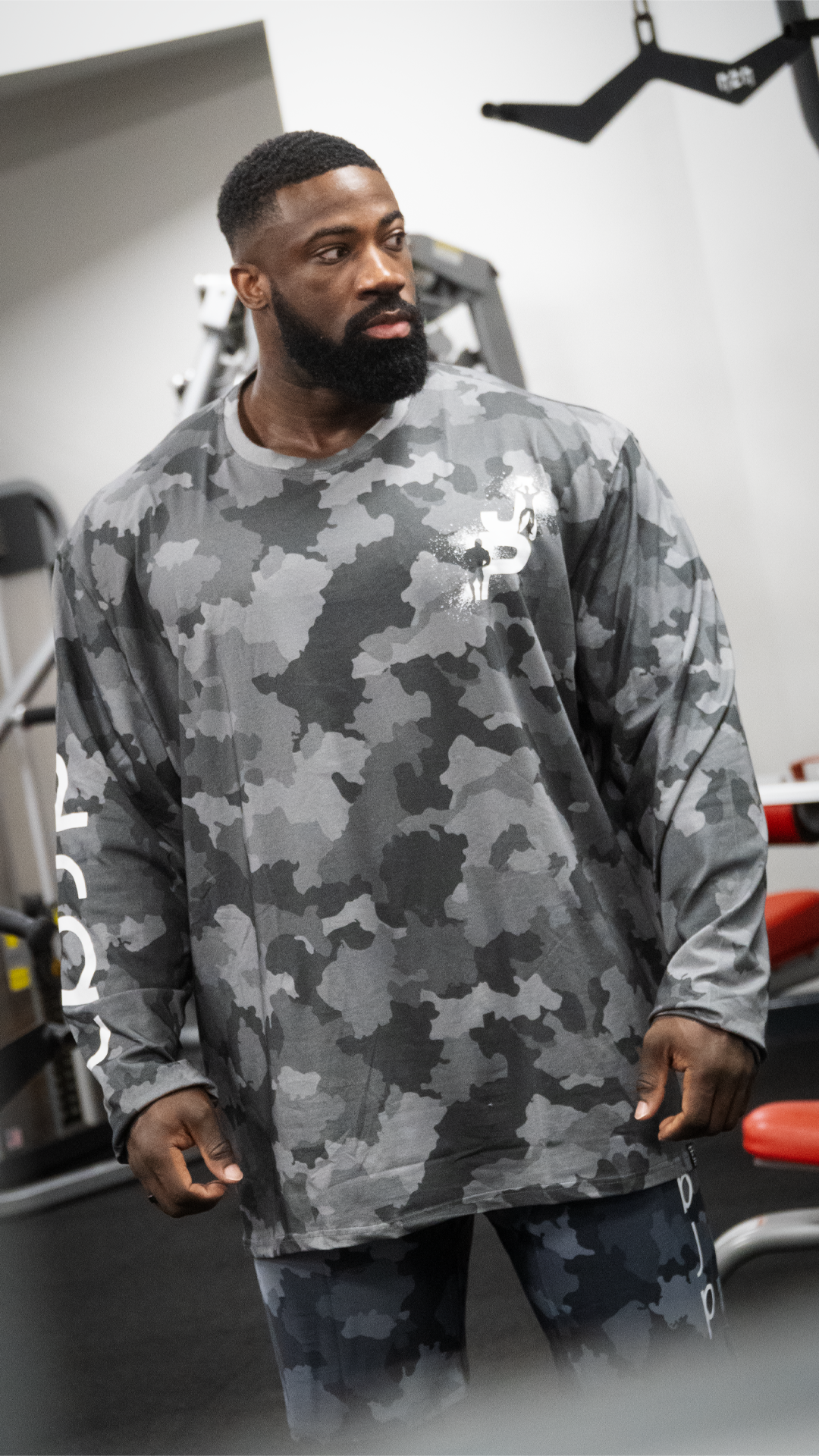 Long Sleeved Camo Top