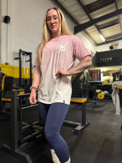 Ombre Tshirt in Pink