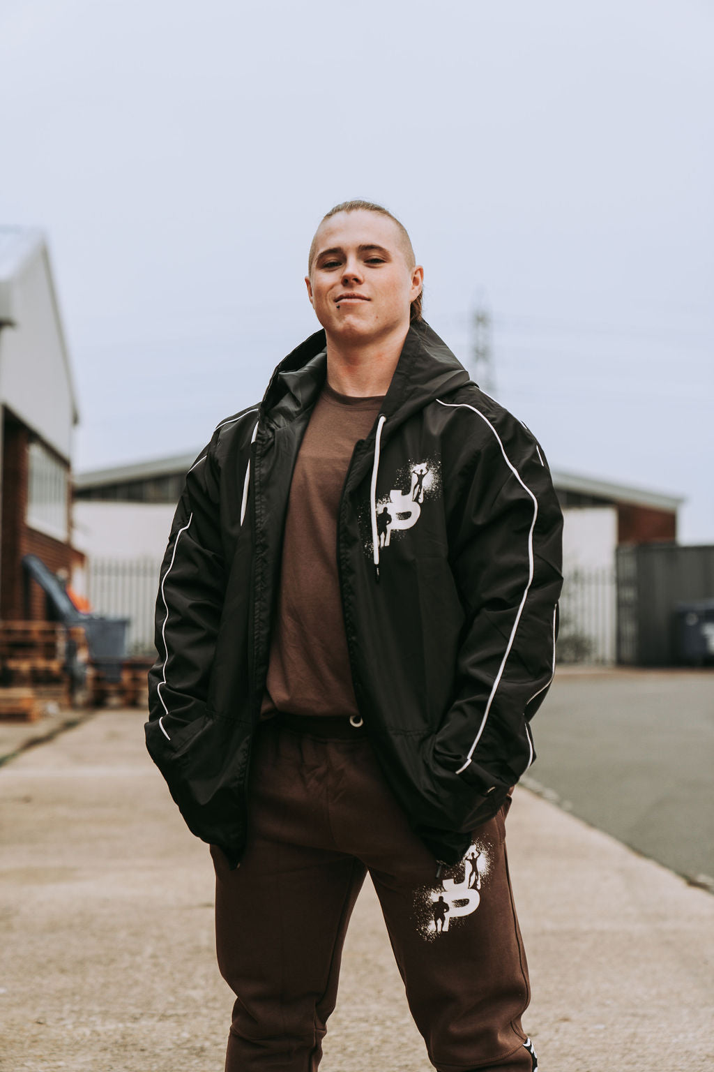 tbJP Rain Mac in Black