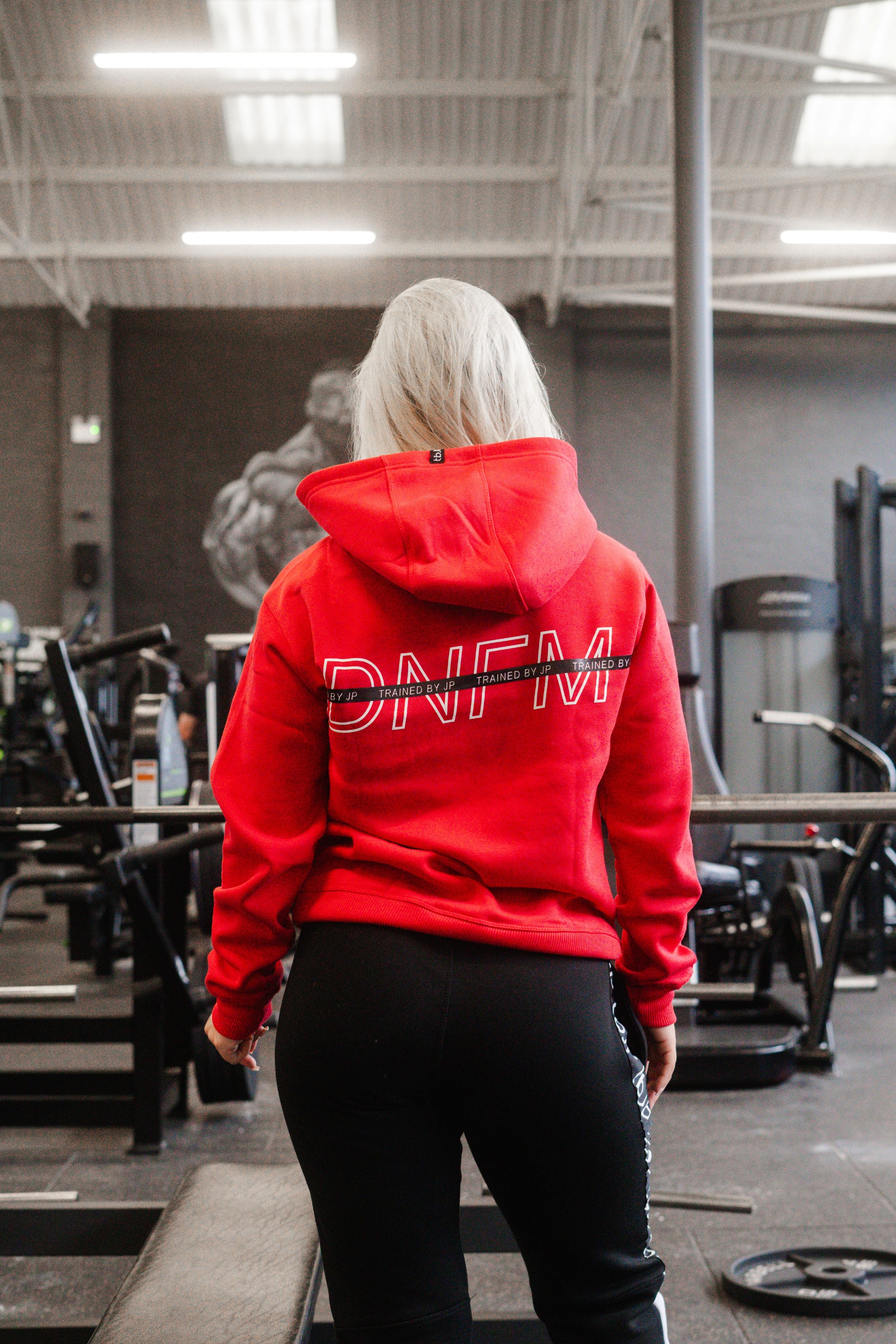 DNFM Hoodie in Red