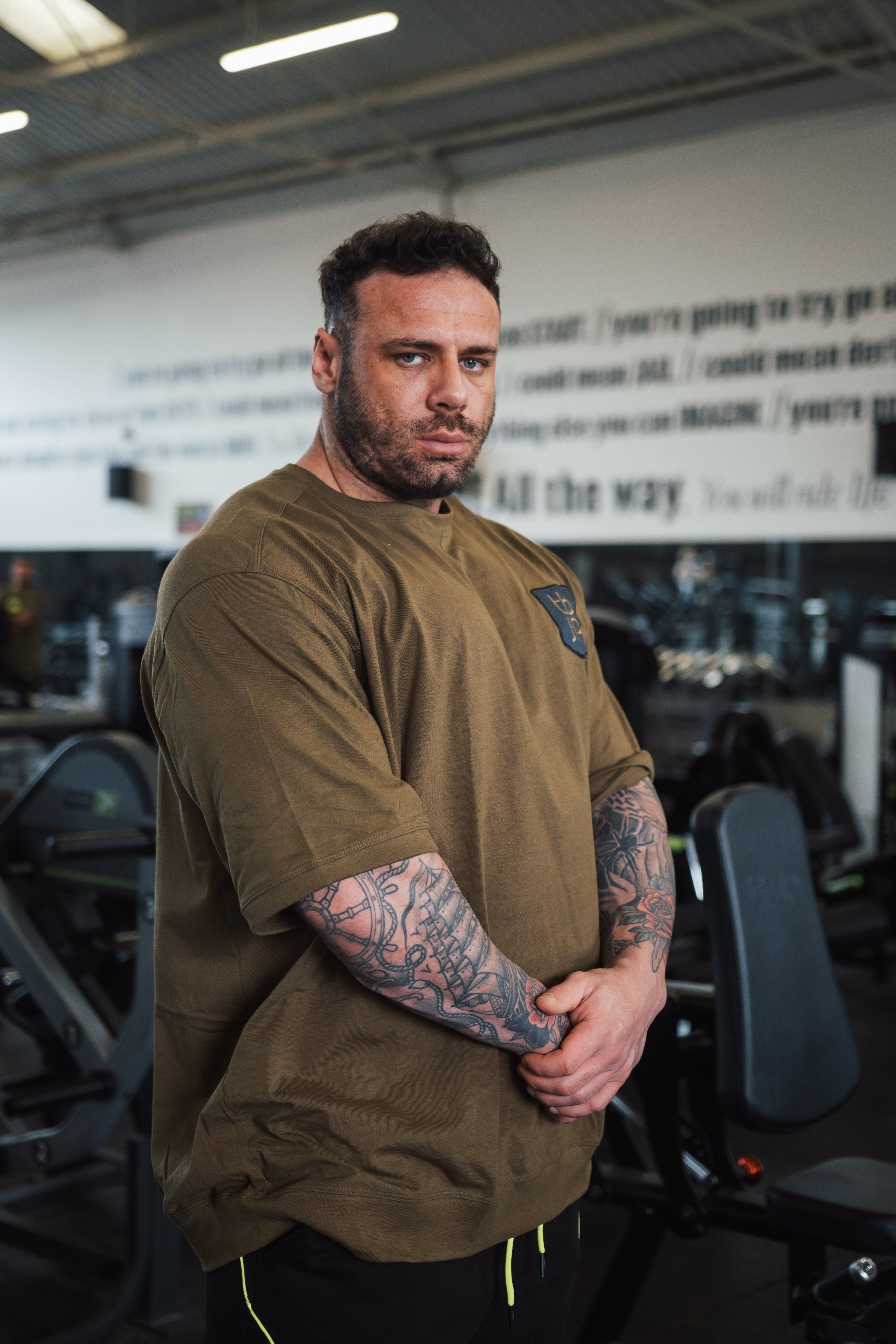 The Shield Tshirt in Olive