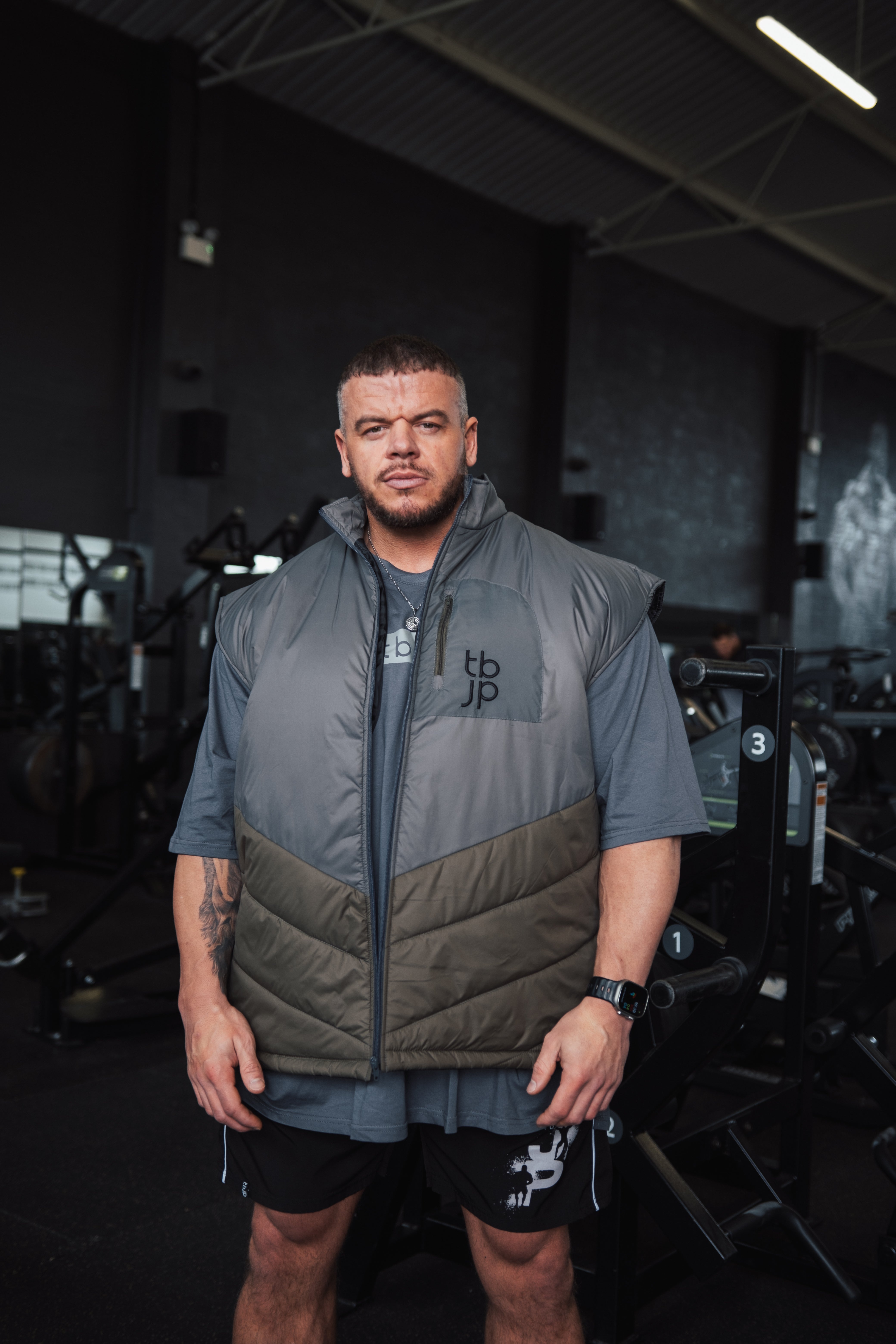 tbJP Insulated Gilet in Olive