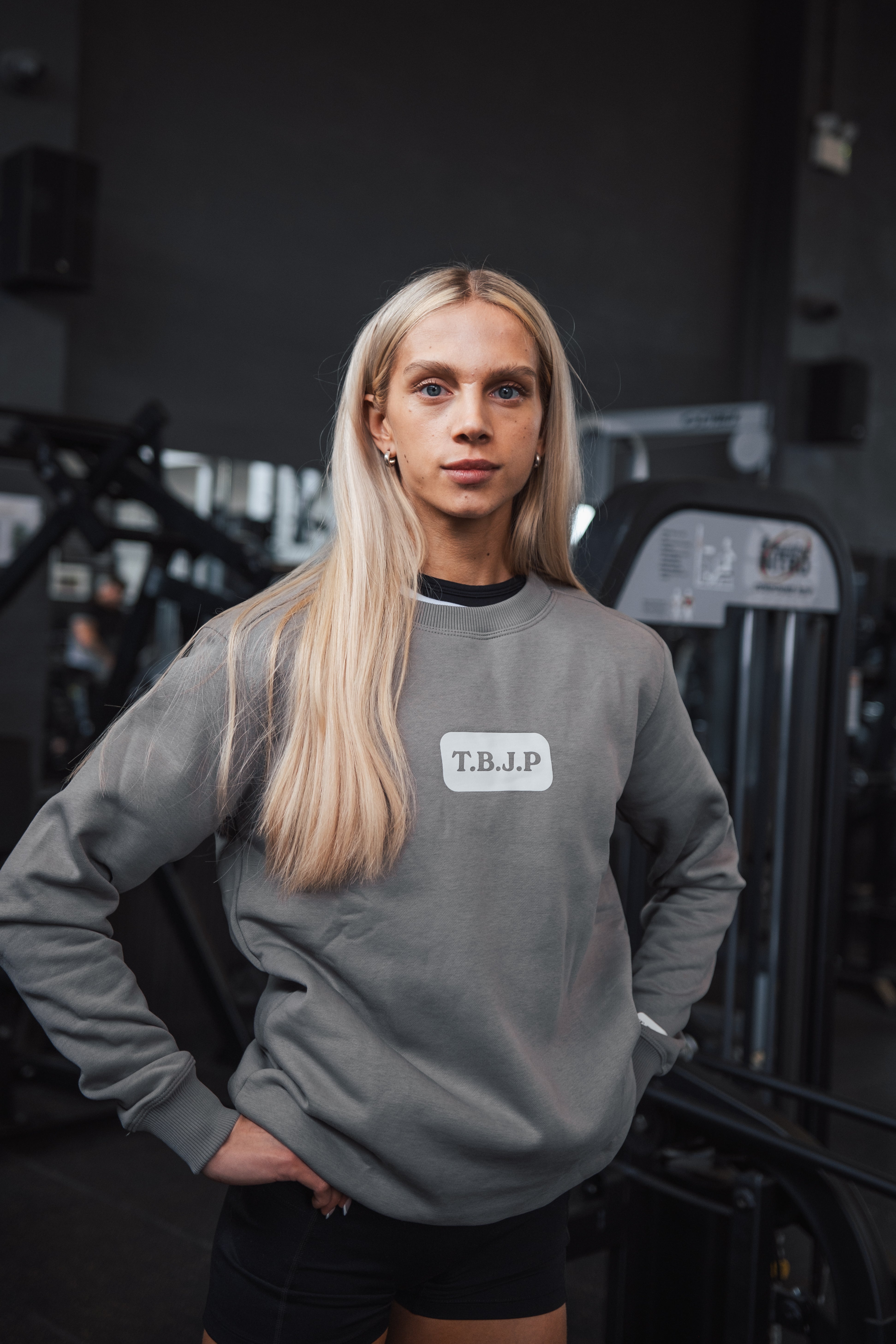 Hard Work Wins Sweater in Grey