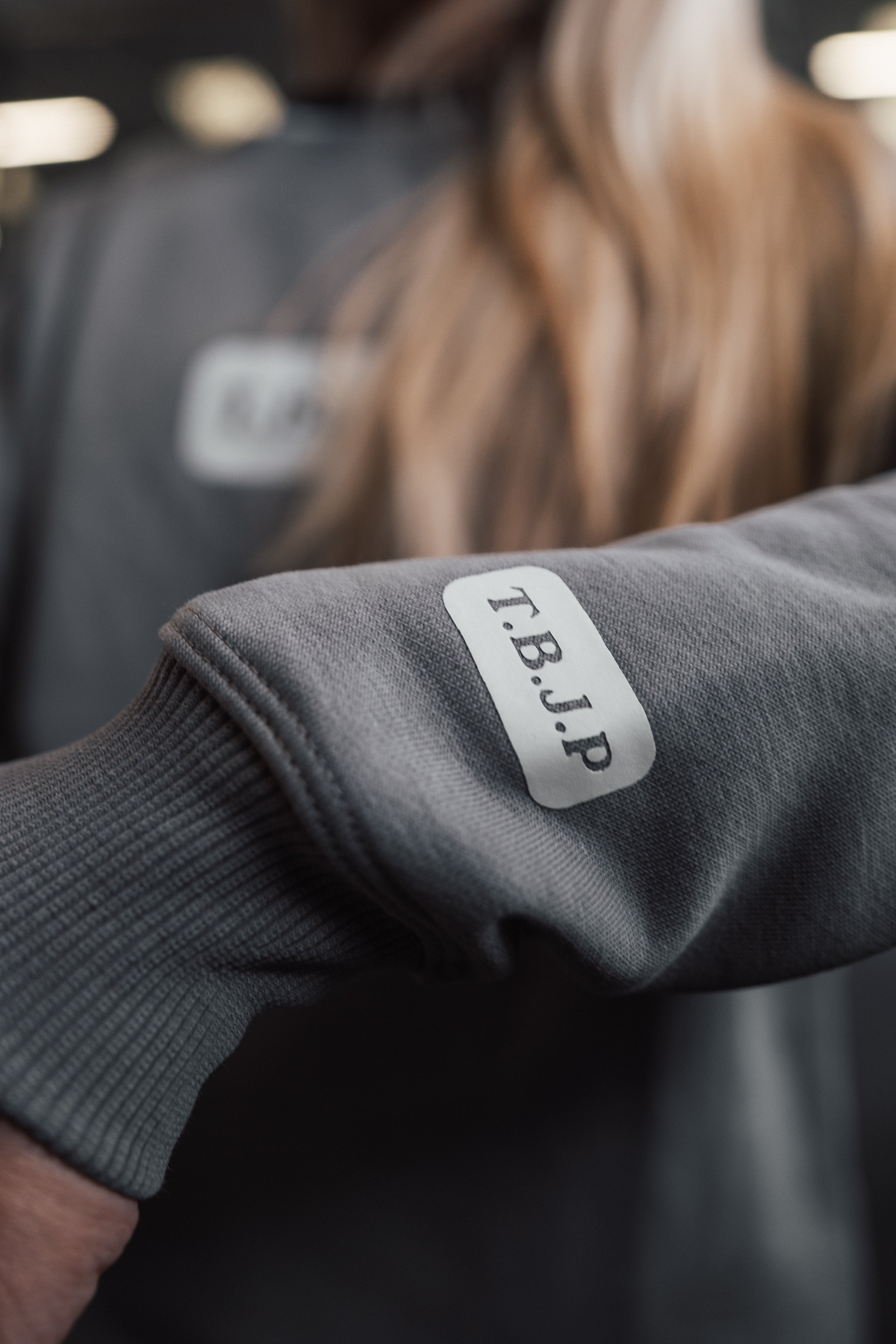 Hard Work Wins Sweater in Grey