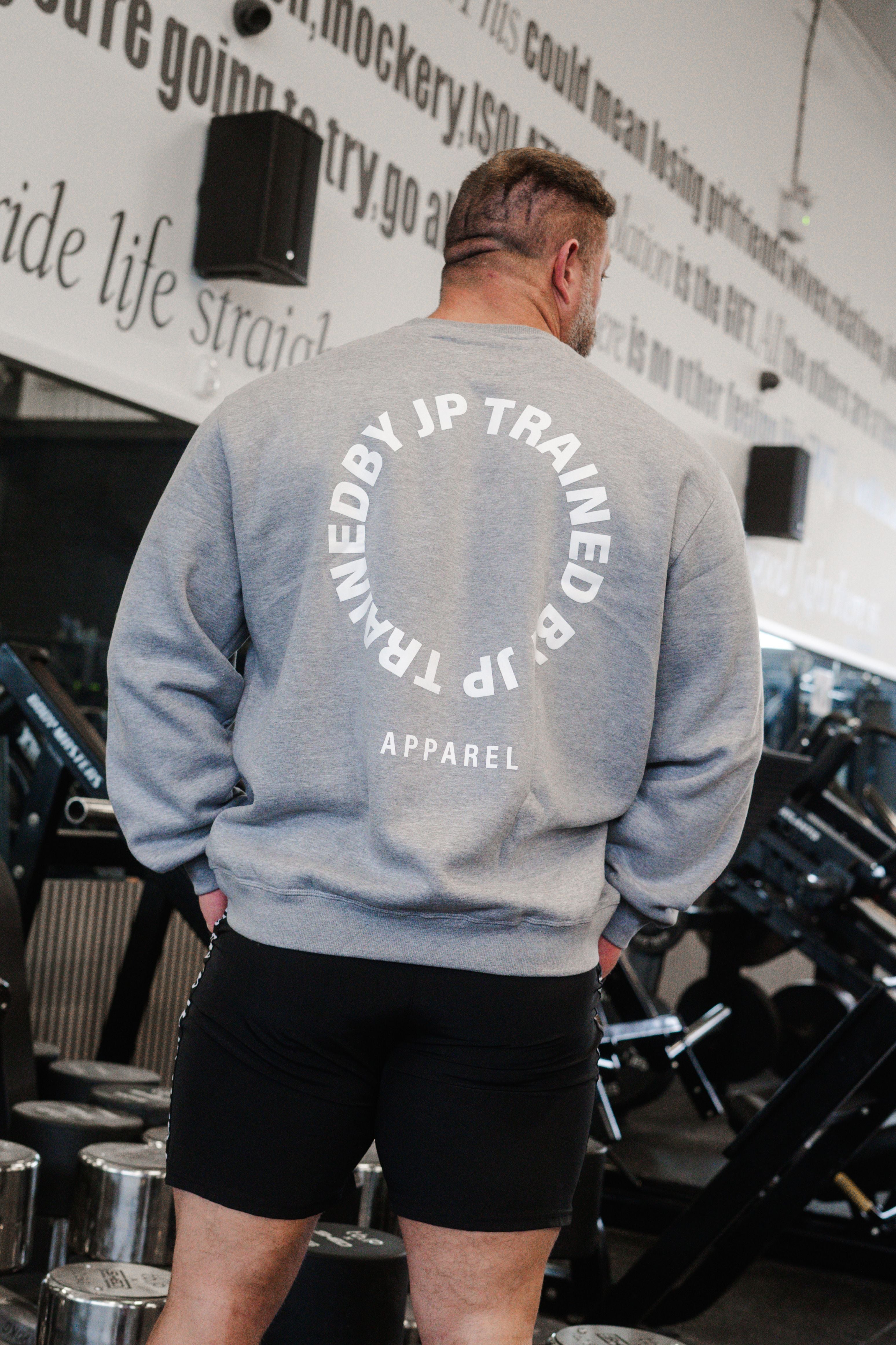 Circle Logo Sweater in Grey