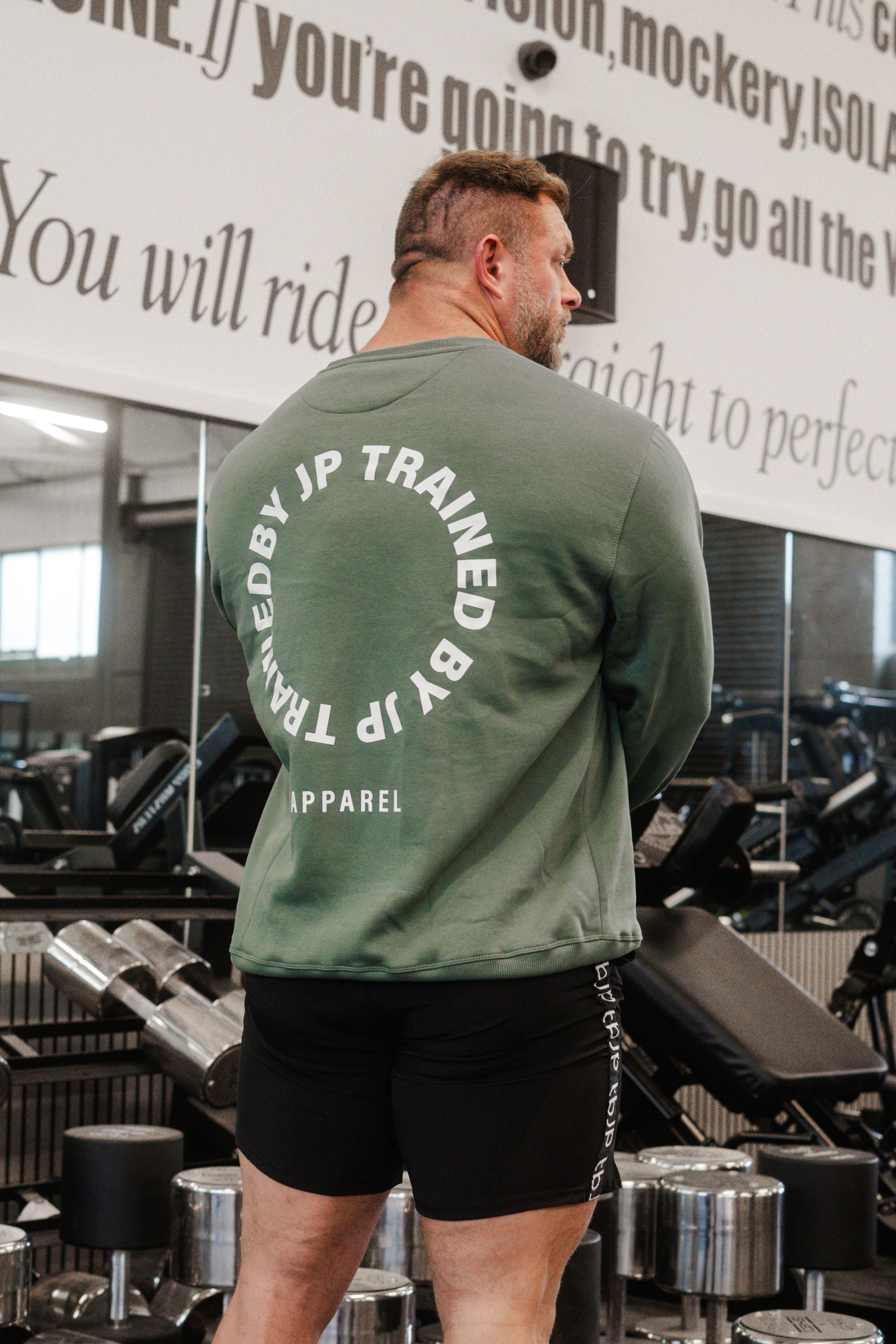 Circle Logo Sweater in Khaki