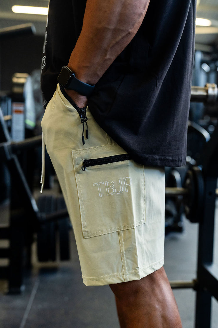 tbJP Cargo Shorts in Cream