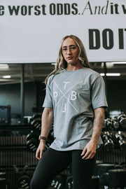 X Graphic Tshirt in Grey