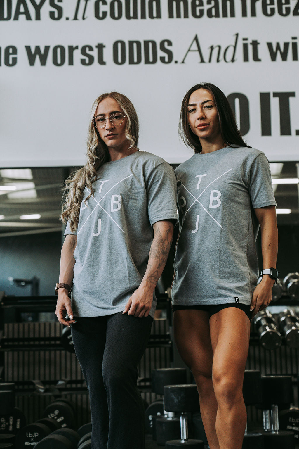 X Graphic Tshirt in Grey