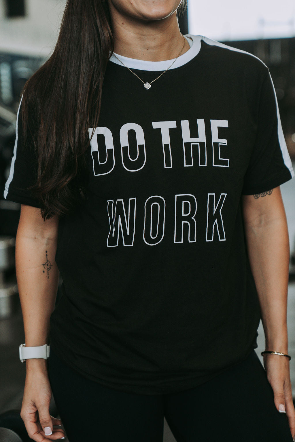 Do The Work Tshirt in Black
