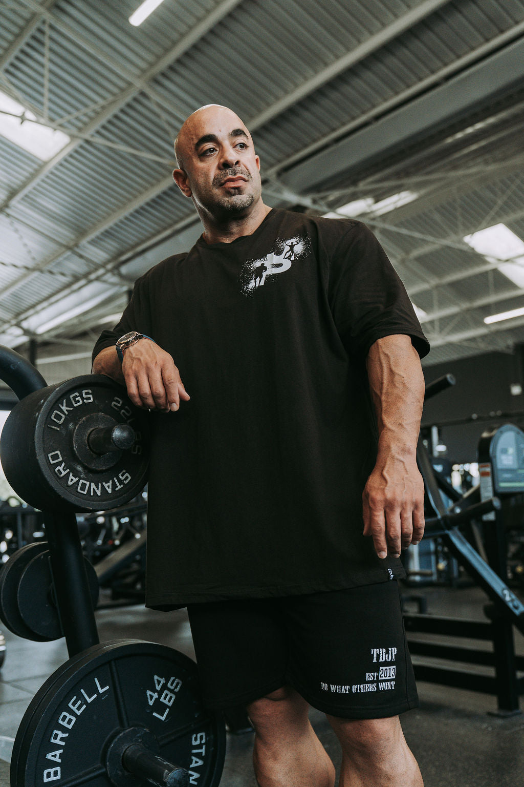 Floral Design Tshirt in Black