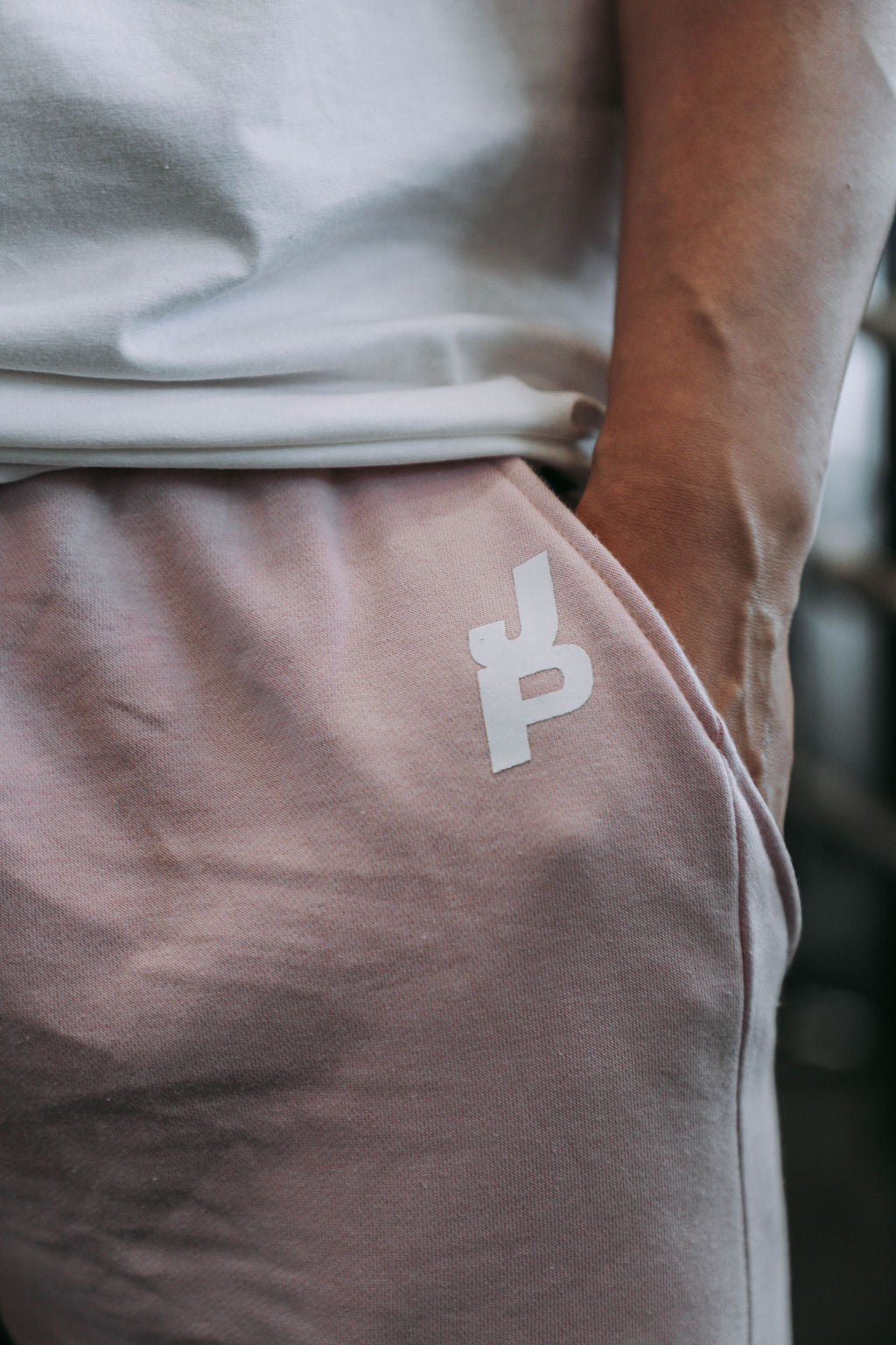tbJP Old School, Lightweight Joggers in Baby Pink