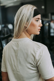 Repeat Logo Tshirt in Cream