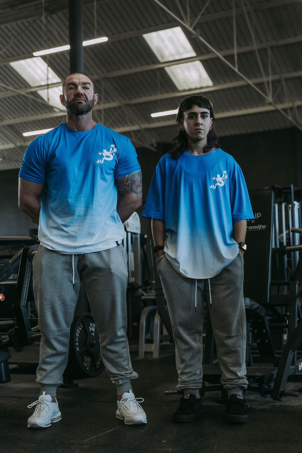 Ombre Tshirt in Blue