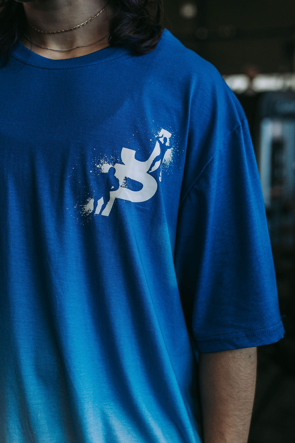 Ombre Tshirt in Blue