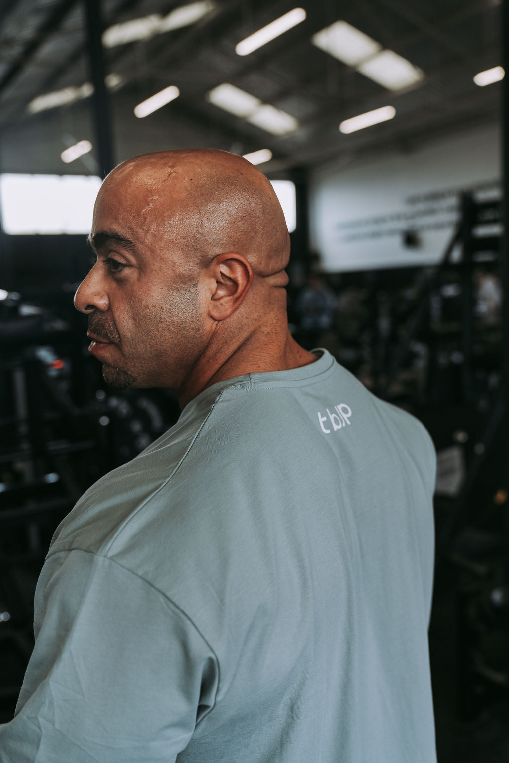 Repeat Logo Tshirt in Sage Green