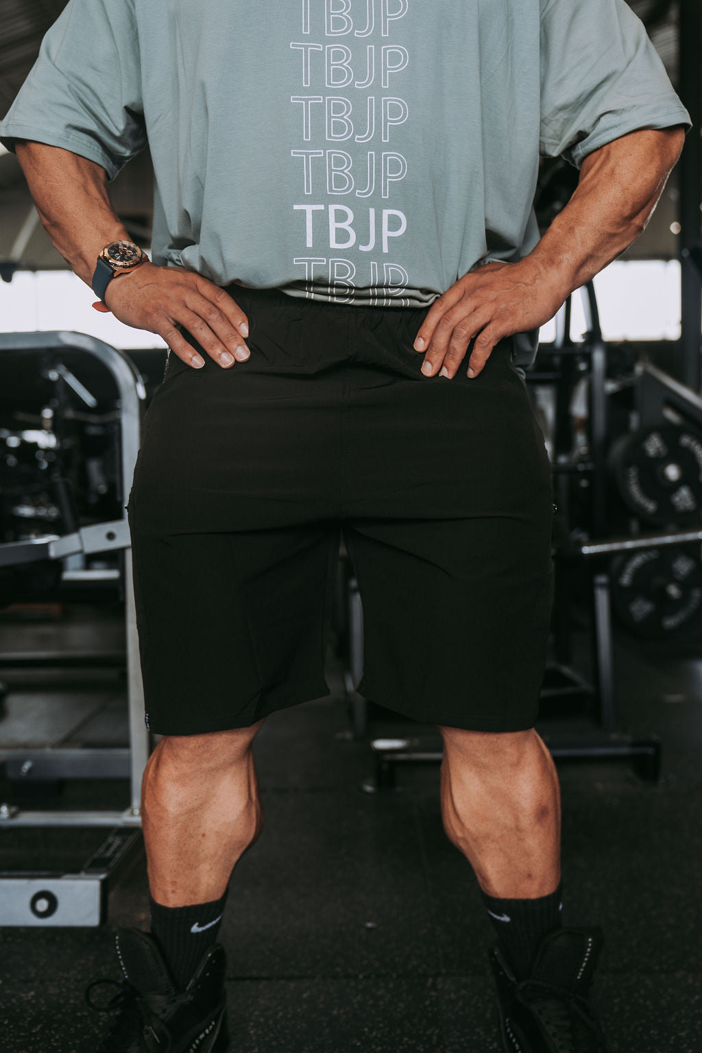 tbJP Cargo Shorts in Black