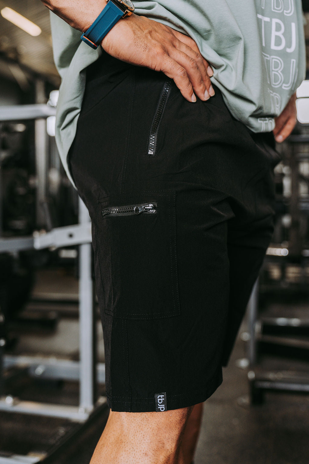 tbJP Cargo Shorts in Black