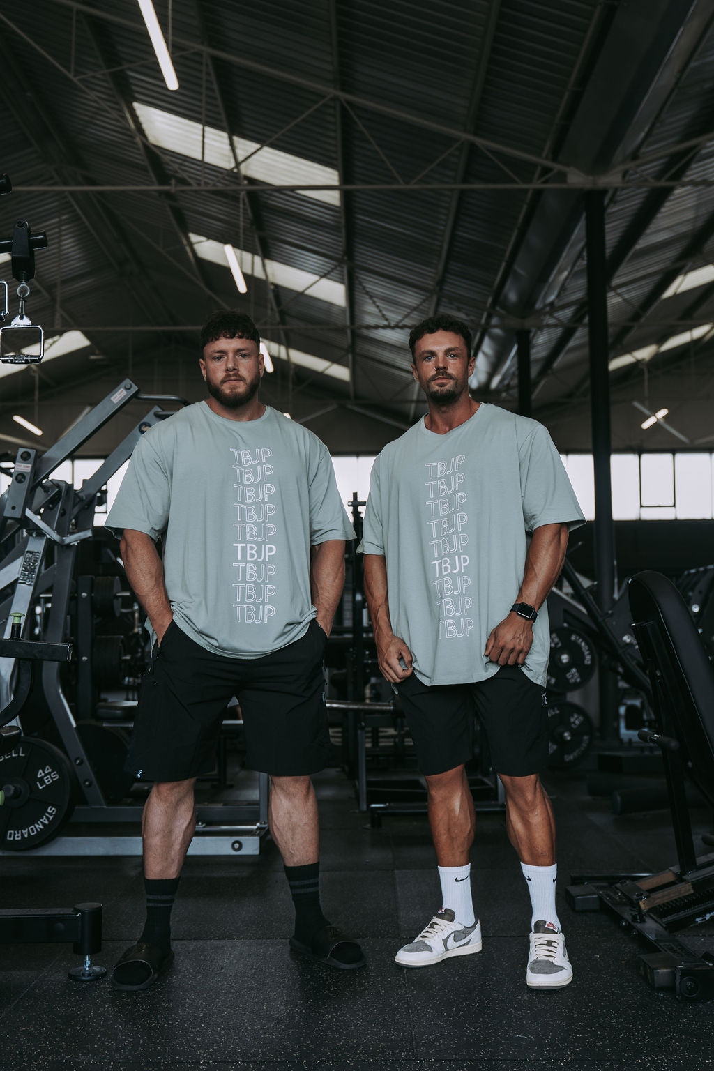 Repeat Logo Tshirt in Sage Green