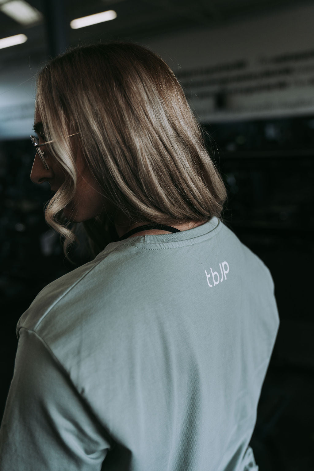 Repeat Logo Tshirt in Sage Green